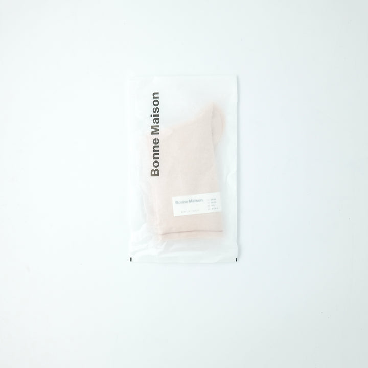 Sock Plain Rose Bouton