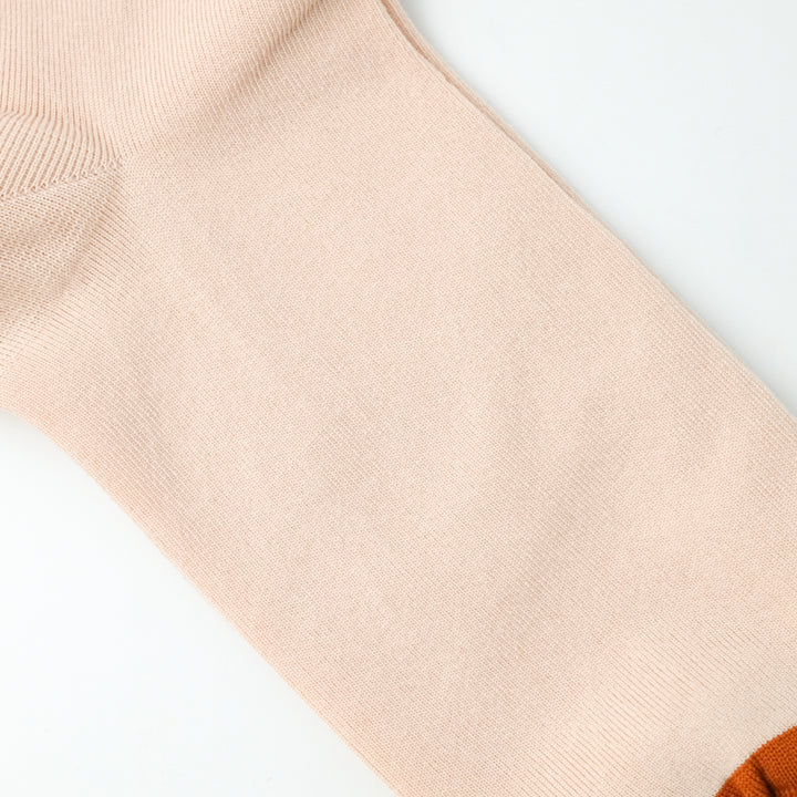 Sock Plain Rose Bouton