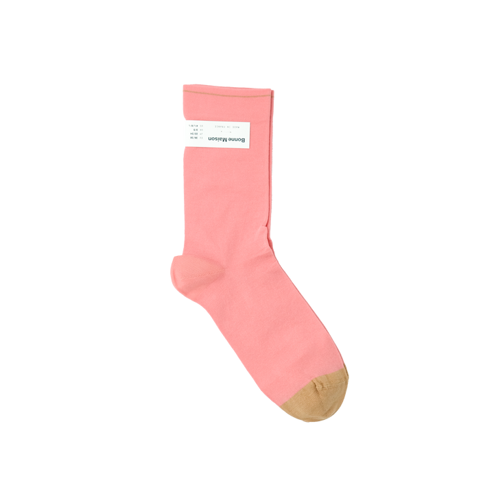 Sock Plain Rose Frais