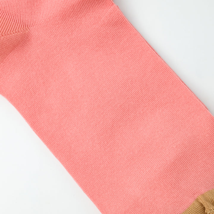 Sock Plain Rose Frais