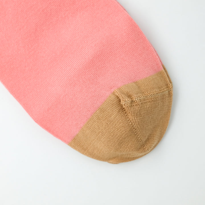 Sock Plain Rose Frais