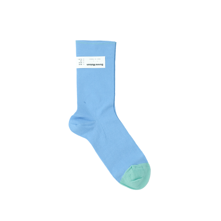 Sock Plain Azur