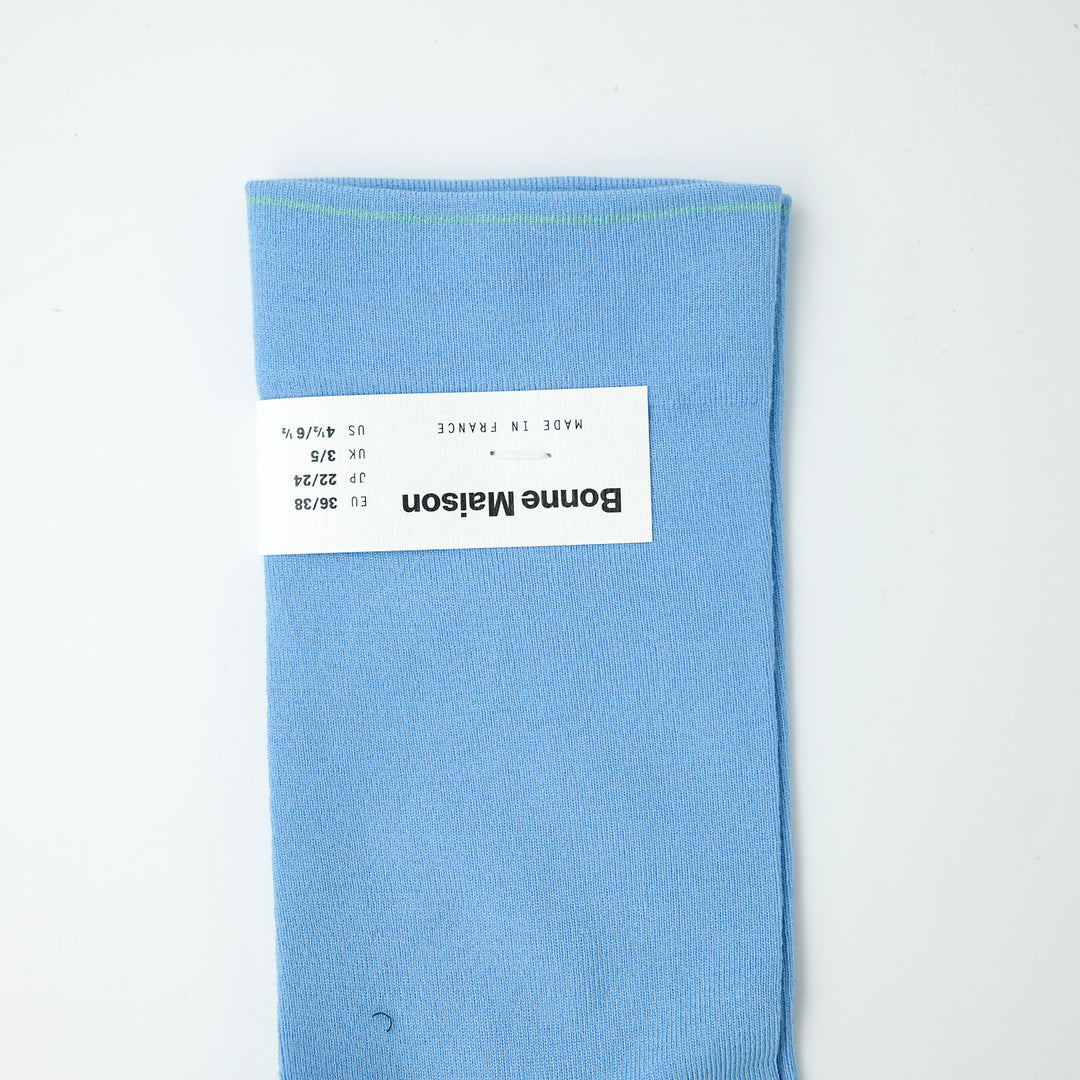 Sock Plain Azur