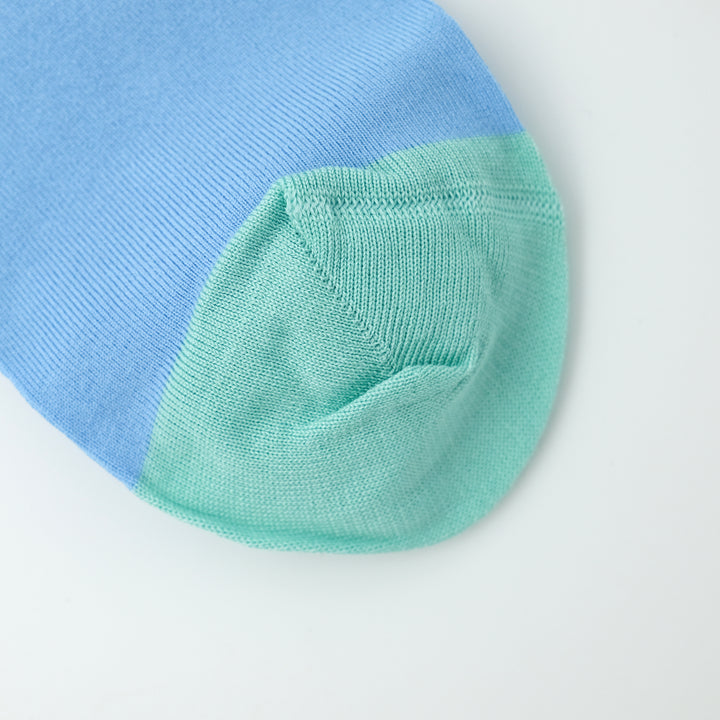 Sock Plain Azur