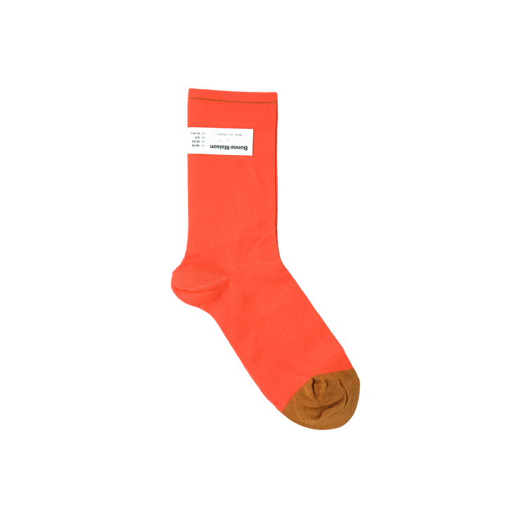 Sock Plain Vermillon