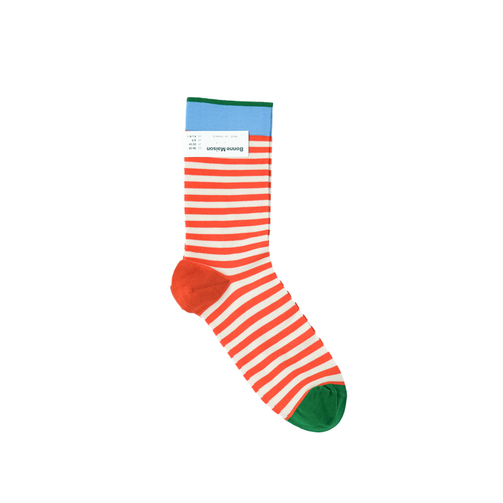 Sock Stripe Vermillon