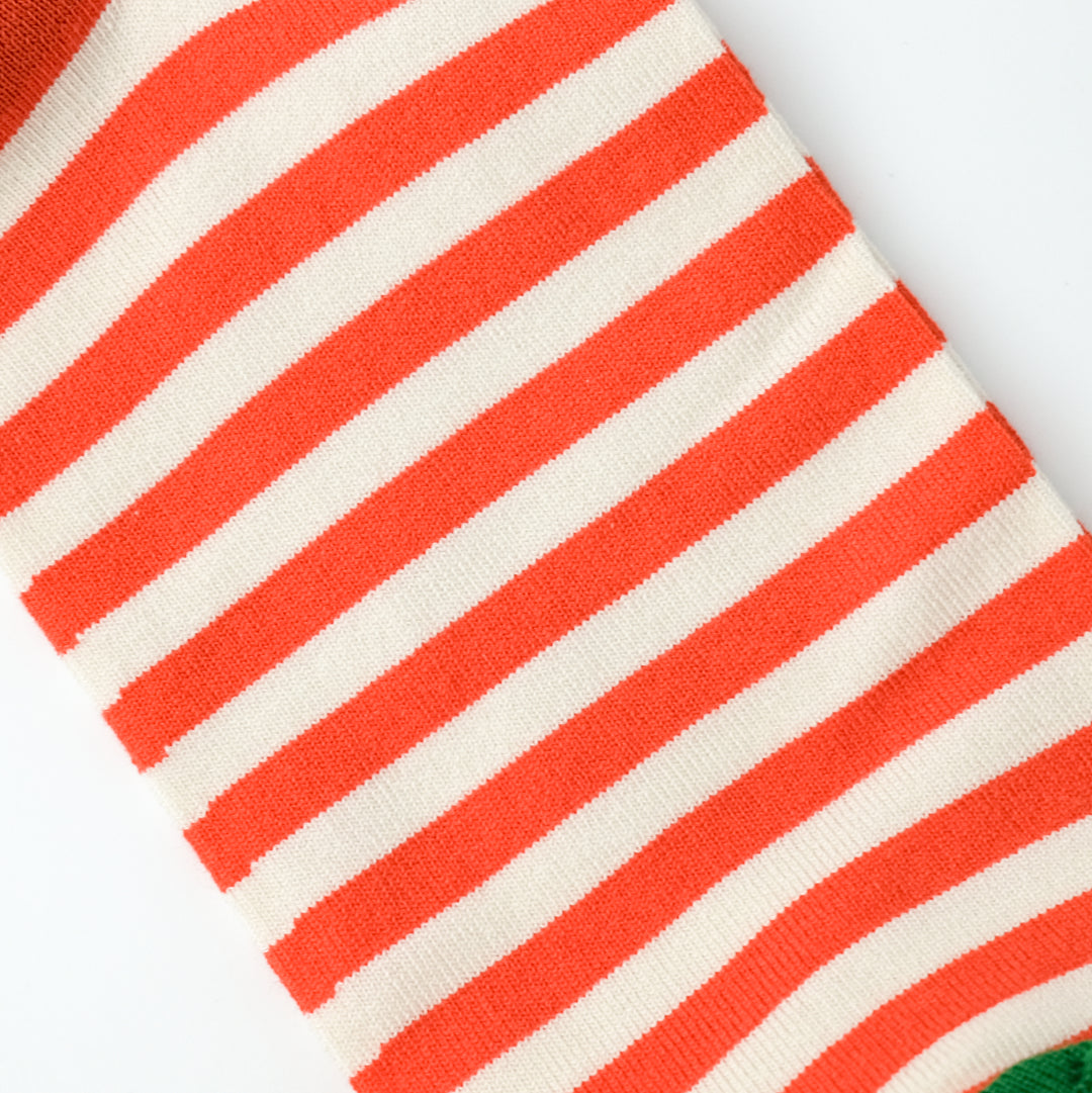 Sock Stripe Vermillon