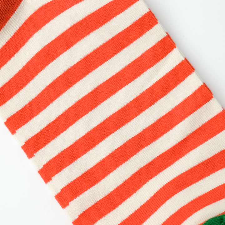 Sock Stripe Vermillon