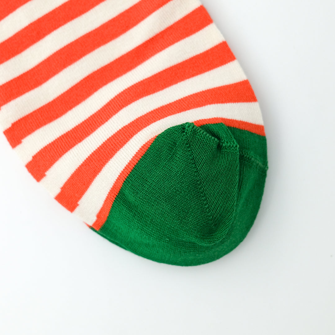 Sock Stripe Vermillon