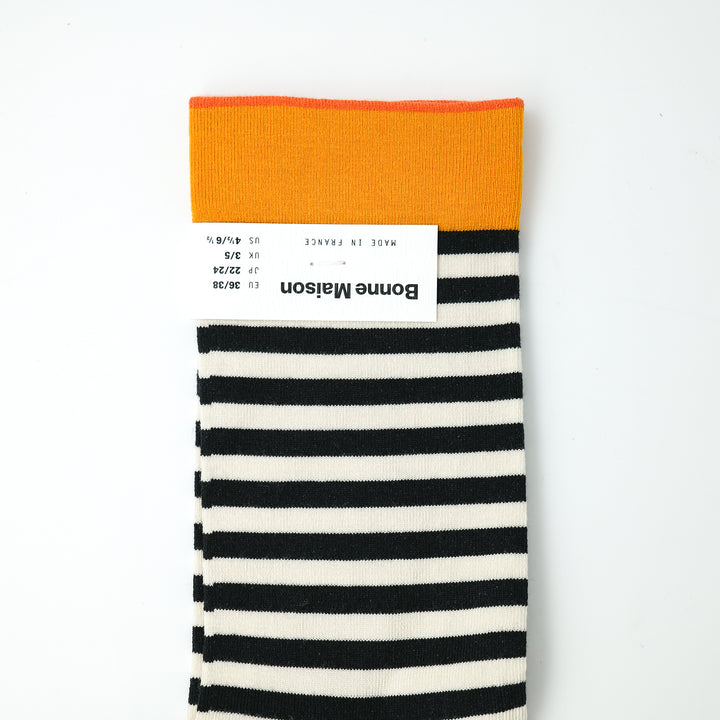 Sock Stripe Faux Noir