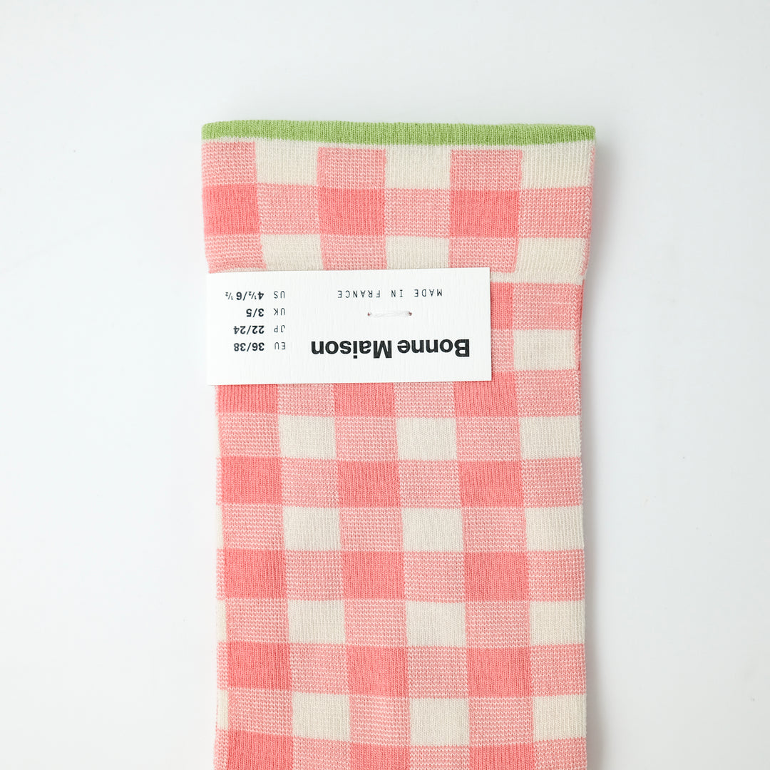Sock Vichy Naturel