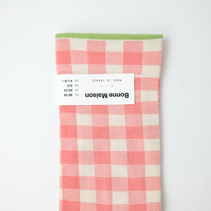 Sock Vichy Naturel