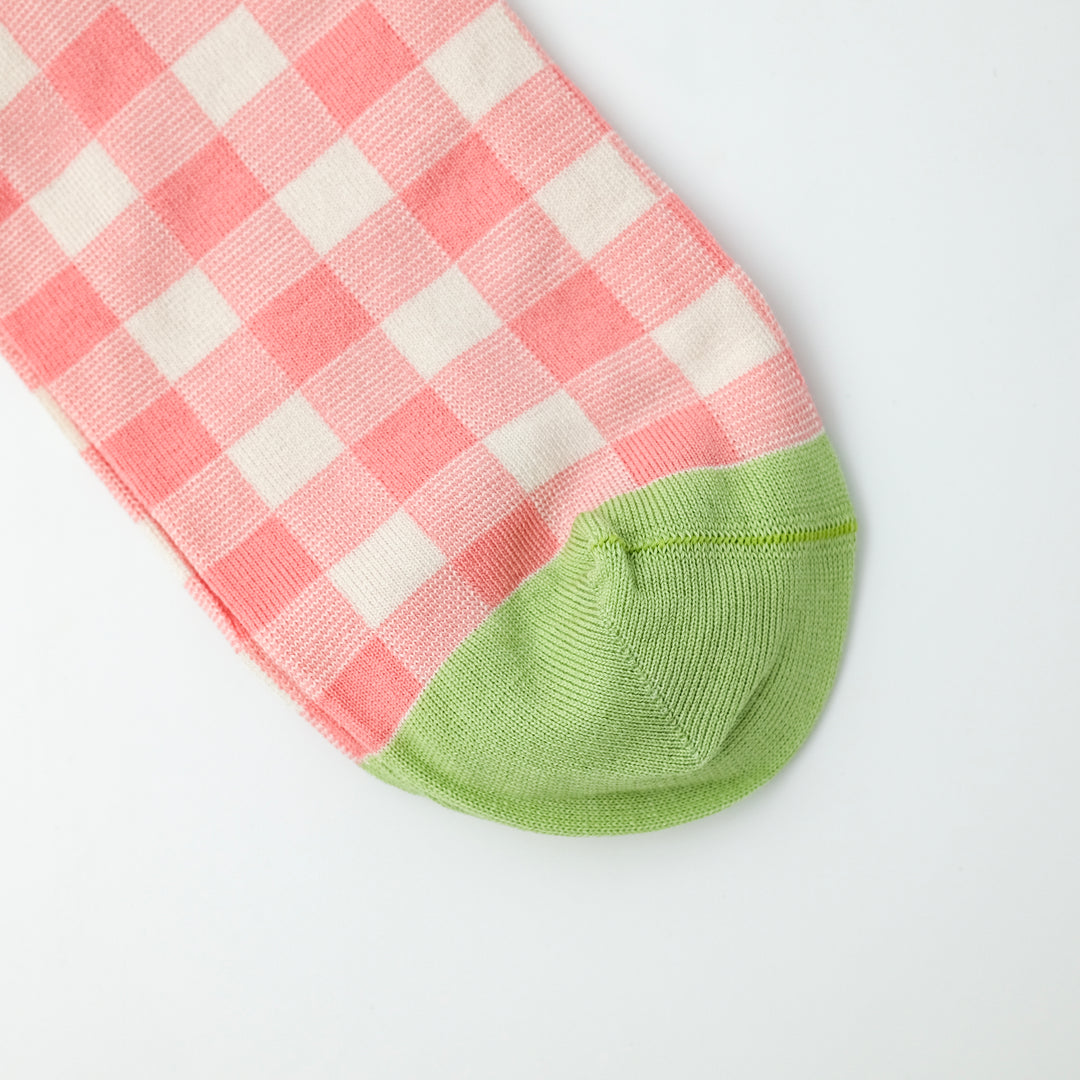 Sock Vichy Naturel