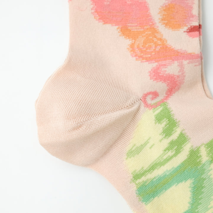 Sock Marie-Antoinette Rose Bouton
