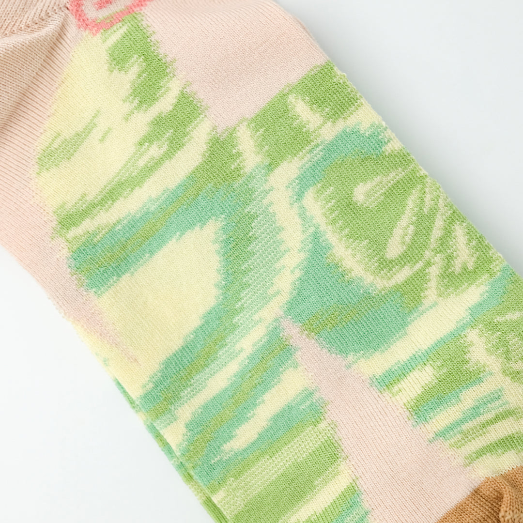 Sock Marie-Antoinette Rose Bouton