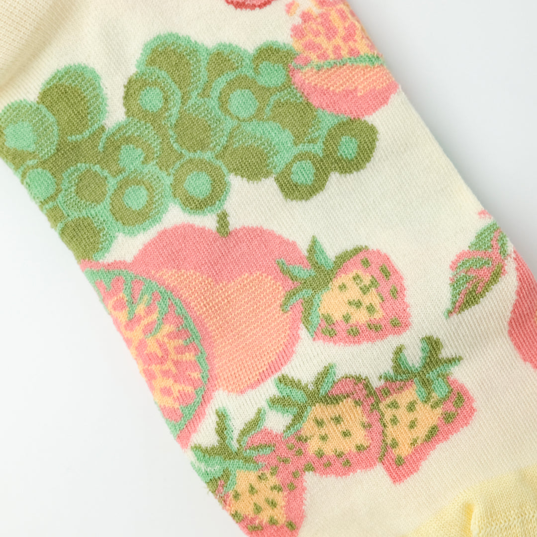 Sock Fruits Ecru