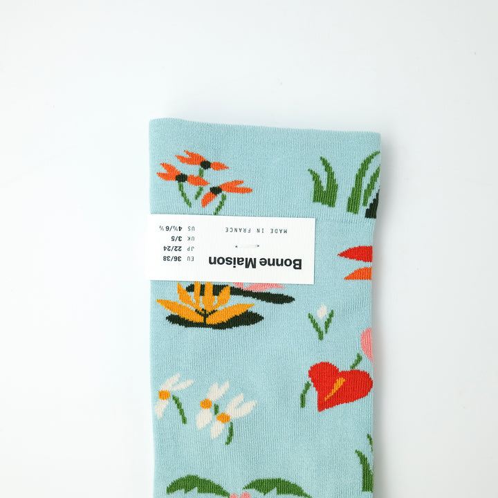 Sock Semis Aqua