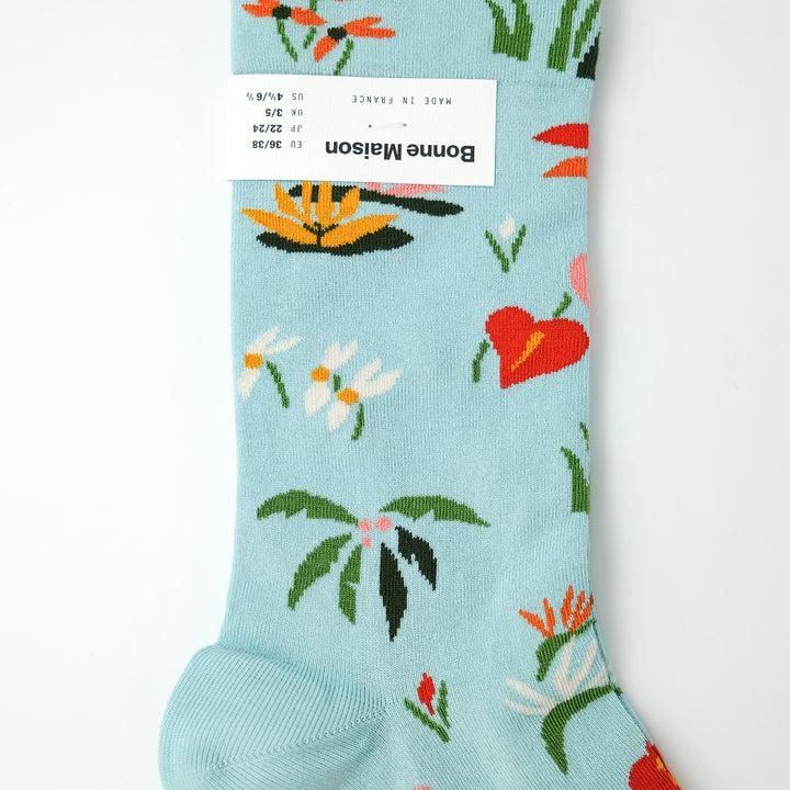 Sock Semis Aqua