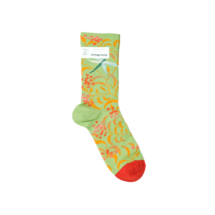 Sock Libellule Lime