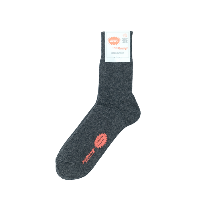 【MENS】CODY2 / コディ2 COTTON WOOL SOCKS  CHARCOAL BLACK