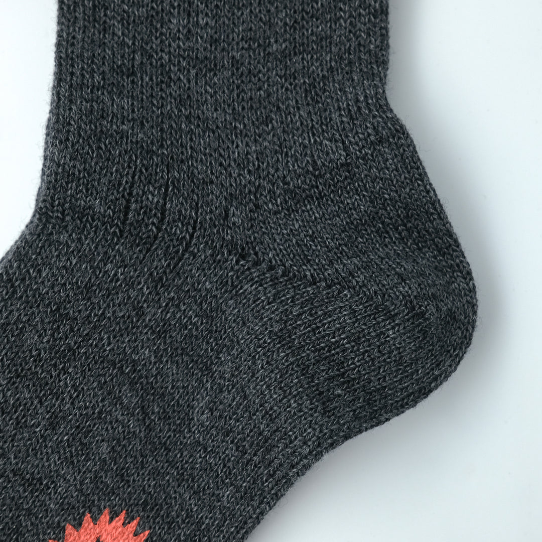 【MENS】CODY2 / コディ2 COTTON WOOL SOCKS  CHARCOAL BLACK