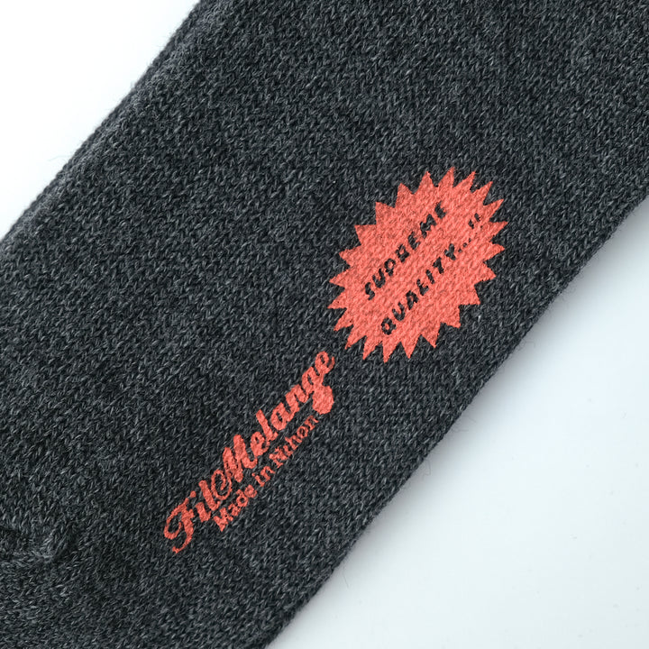 【MENS】CODY2 / コディ2 COTTON WOOL SOCKS  CHARCOAL BLACK