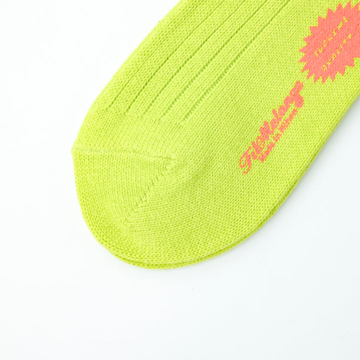 【MENS】CODY2 / コディ2 COTTON WOOL SOCKS  LIME YELLOW