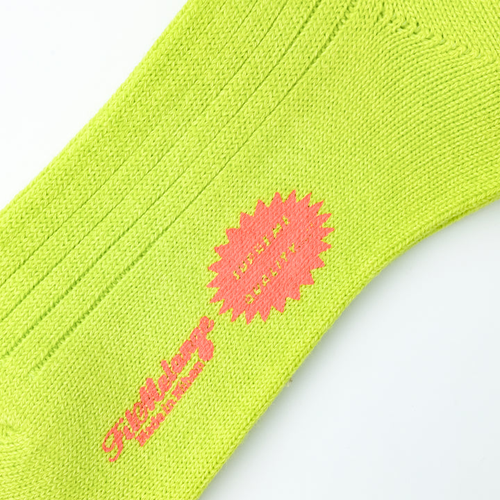【WOMENS】CODY2 / コディ2 COTTON WOOL SOCKS  LIME YELLOW