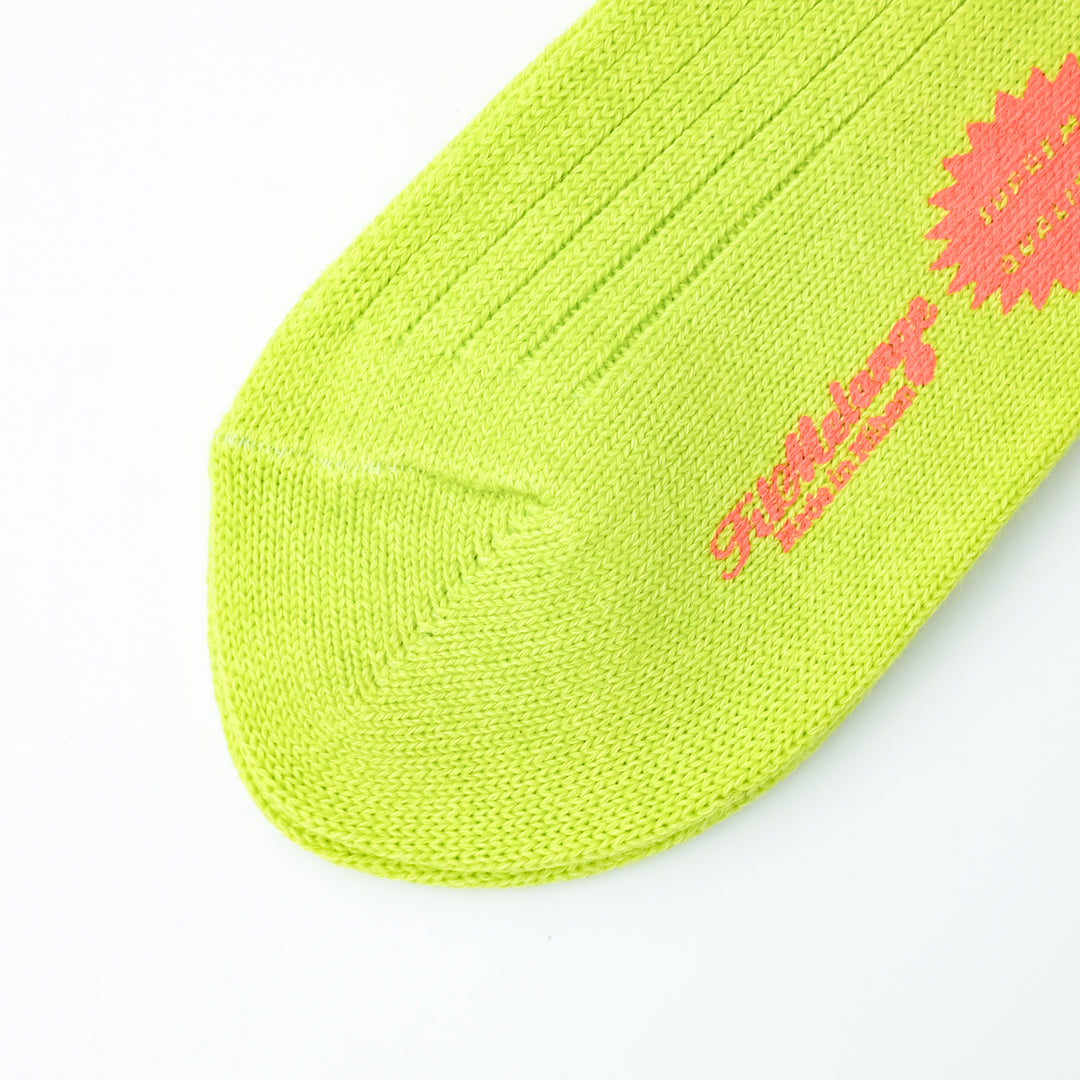 【WOMENS】CODY2 / コディ2 COTTON WOOL SOCKS  LIME YELLOW