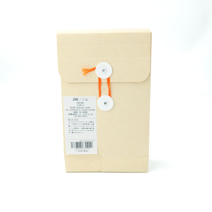 JOHN / ジョン ORGANIC COTTON RIB ボクサーショーツ CHARCOAL KHAKI