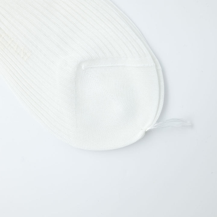 【WOMENS】COTTON THIN RIB SOCKS WHITE