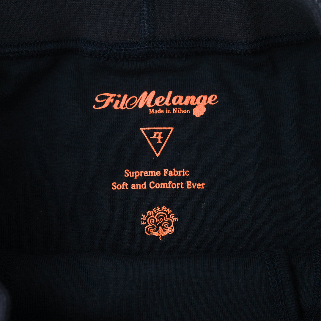 JOHN / ジョン ORGANIC COTTON RIB ボクサーショーツ BLACK NAVY