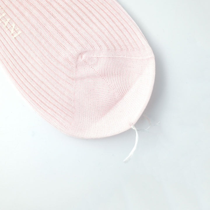 【WOMENS】COTTON THIN RIB SOCKS LIGHT PINK