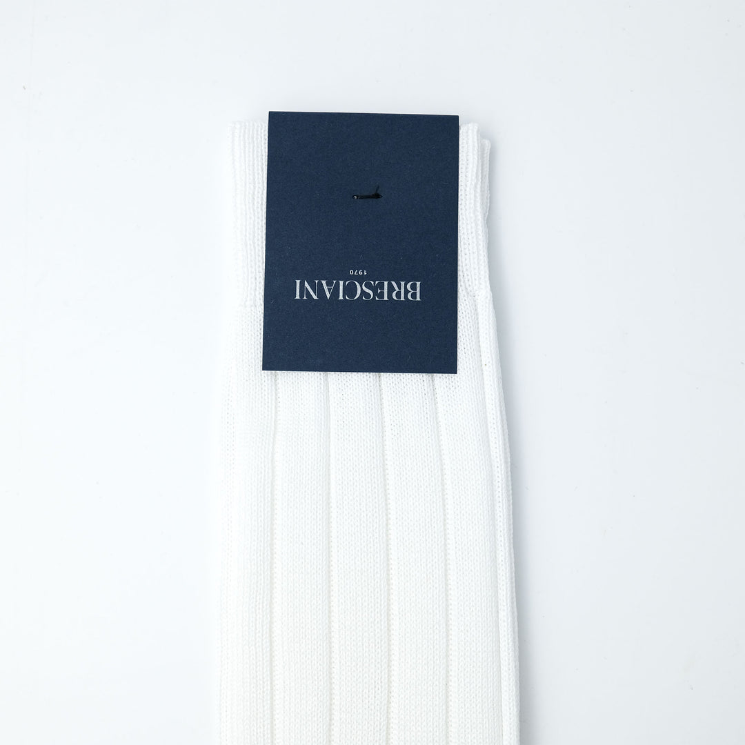 RIB SOCKS WHITE
