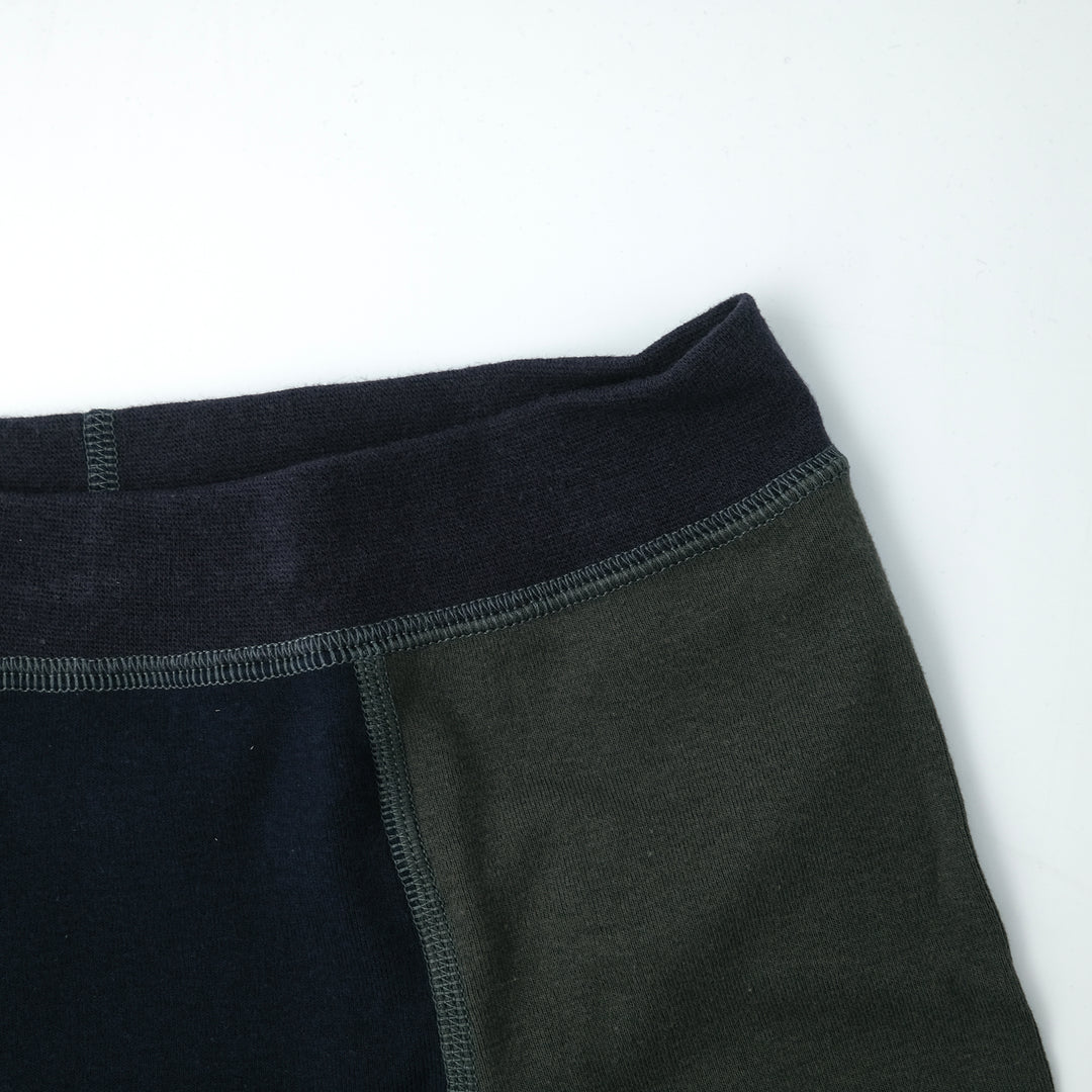 JOHN / ジョン ORGANIC COTTON RIB ボクサーショーツ C.KHAKI / B.NAVY