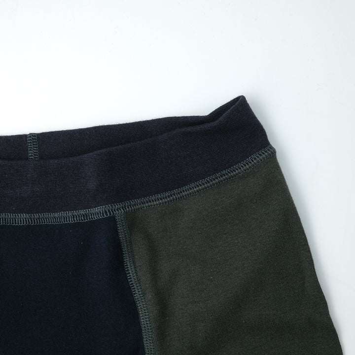 JOHN / ジョン ORGANIC COTTON RIB ボクサーショーツ C.KHAKI / B.NAVY