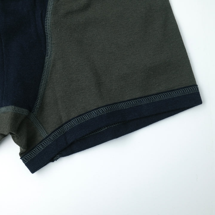 JOHN / ジョン ORGANIC COTTON RIB ボクサーショーツ C.KHAKI / B.NAVY
