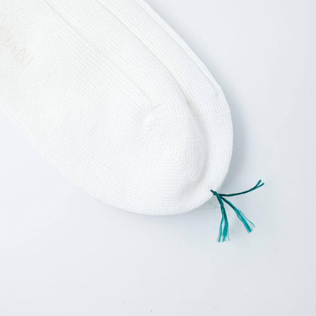 RIB SOCKS WHITE