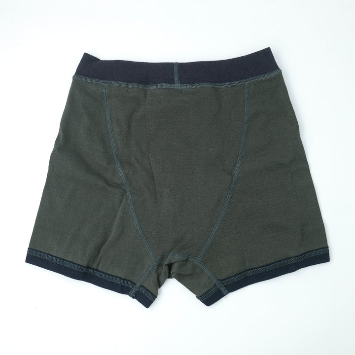 JOHN / ジョン ORGANIC COTTON RIB ボクサーショーツ C.KHAKI / B.NAVY