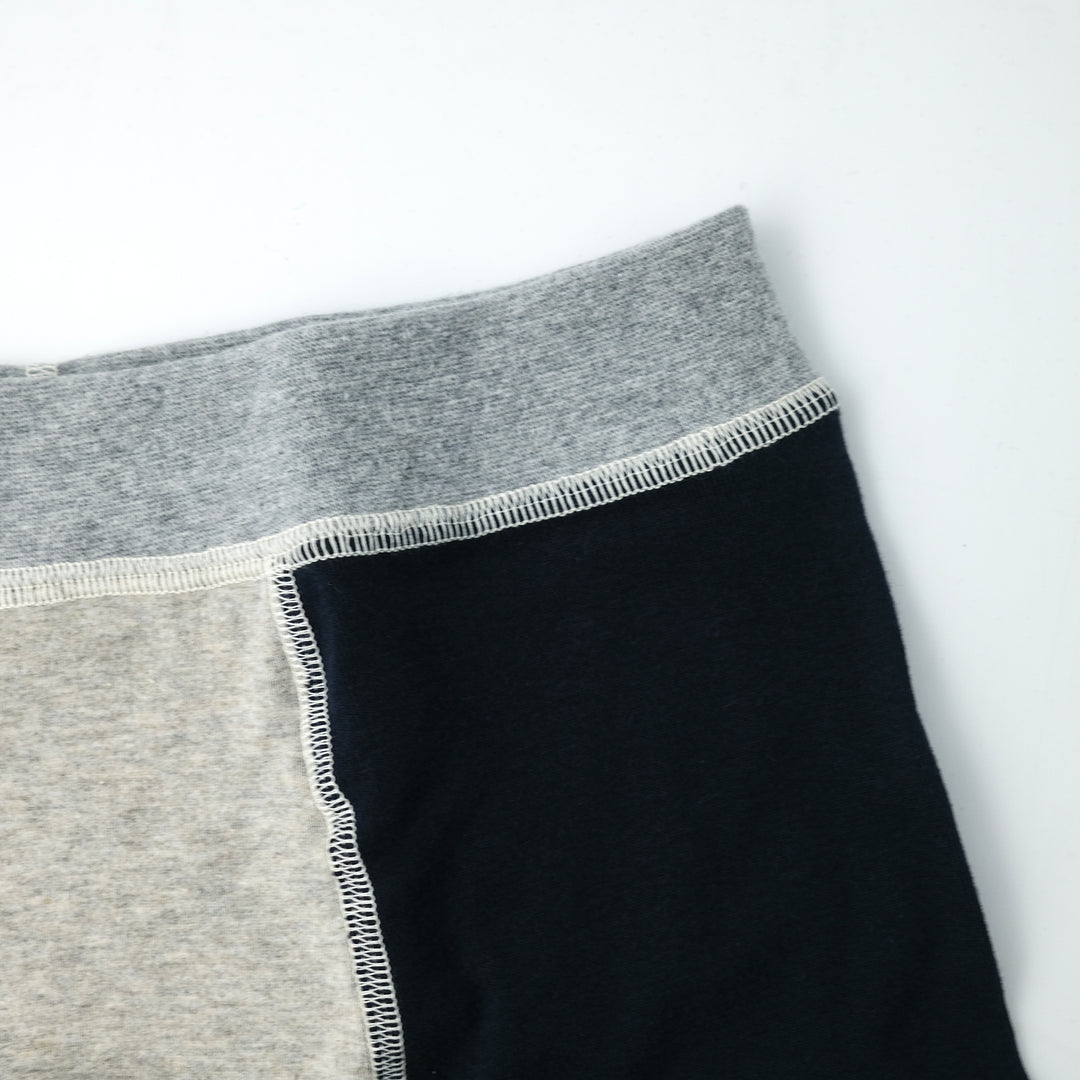 JOHN / ジョン ORGANIC COTTON RIB ボクサーショーツ LT.MER / B.NAVY