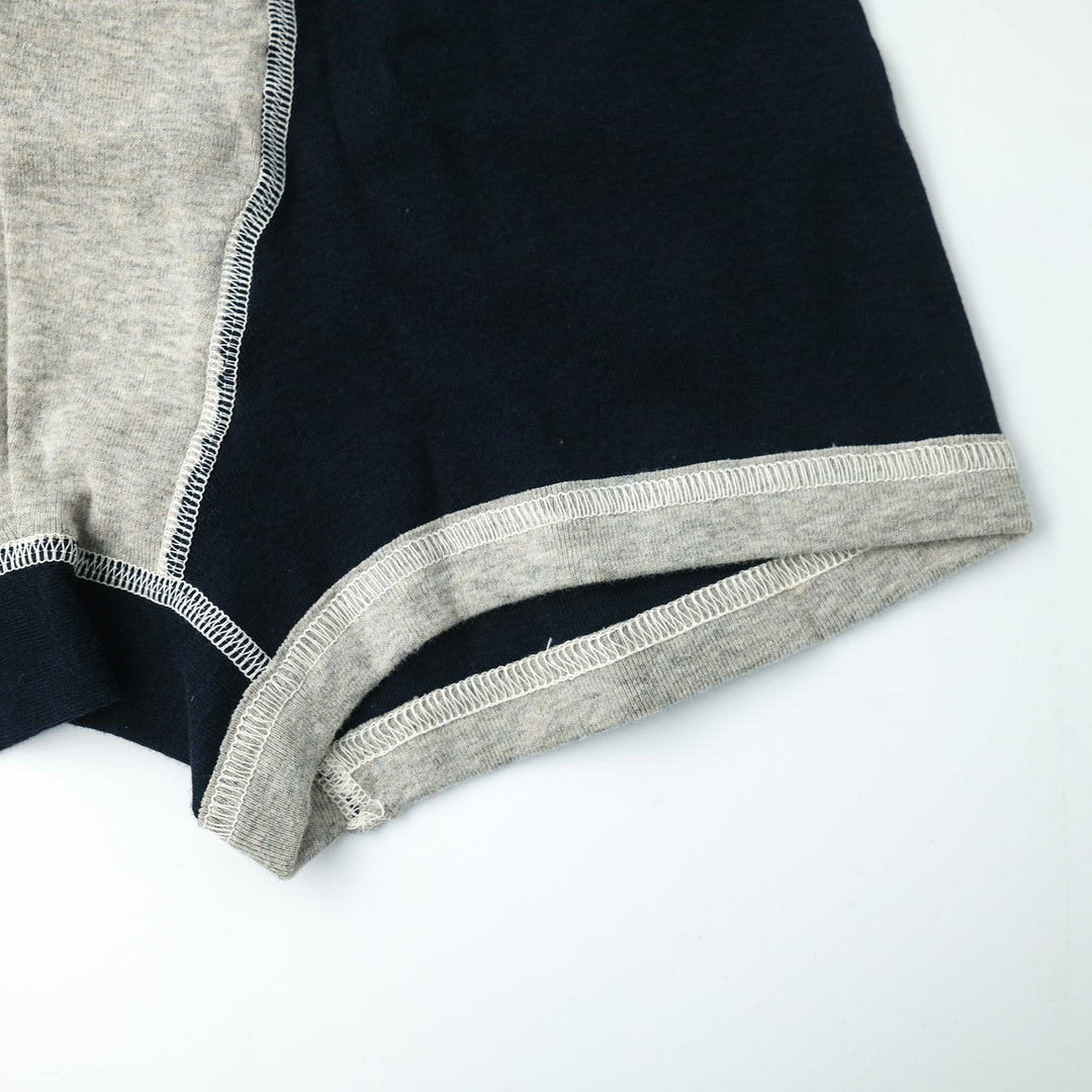JOHN / ジョン ORGANIC COTTON RIB ボクサーショーツ LT.MER / B.NAVY