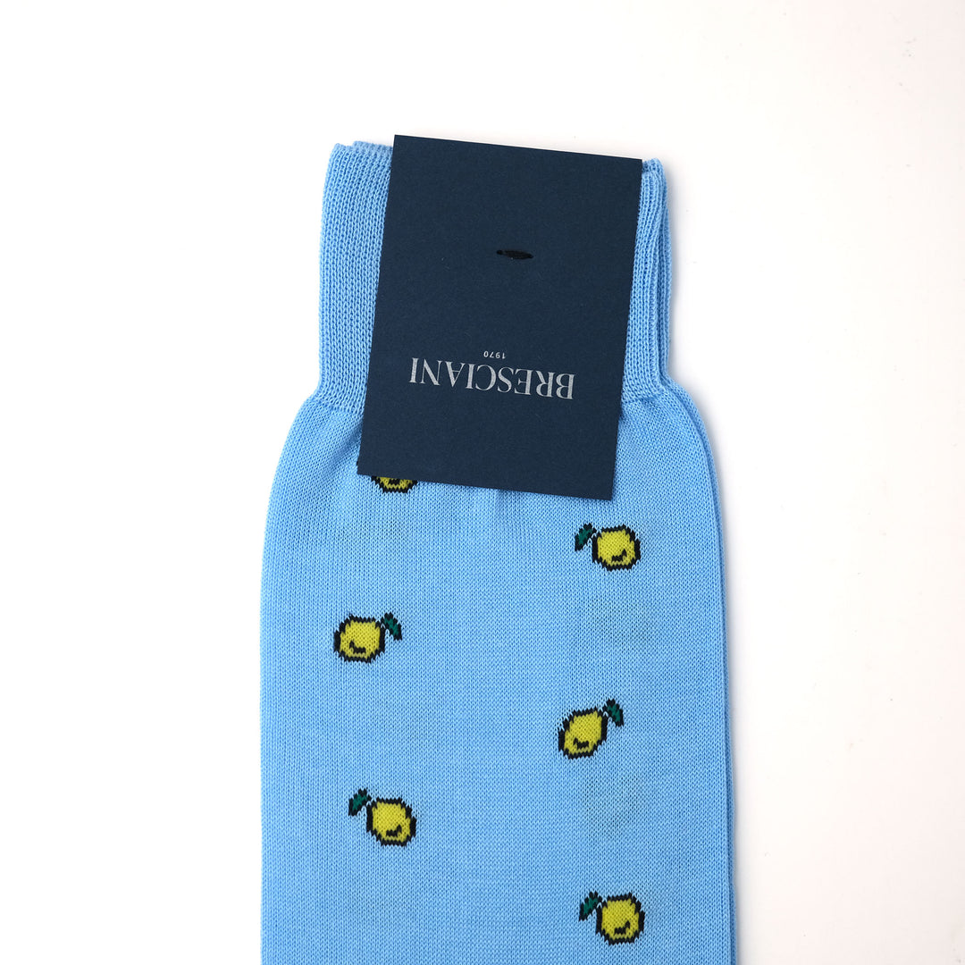 LEMON SOCKS LIGHT BLUE