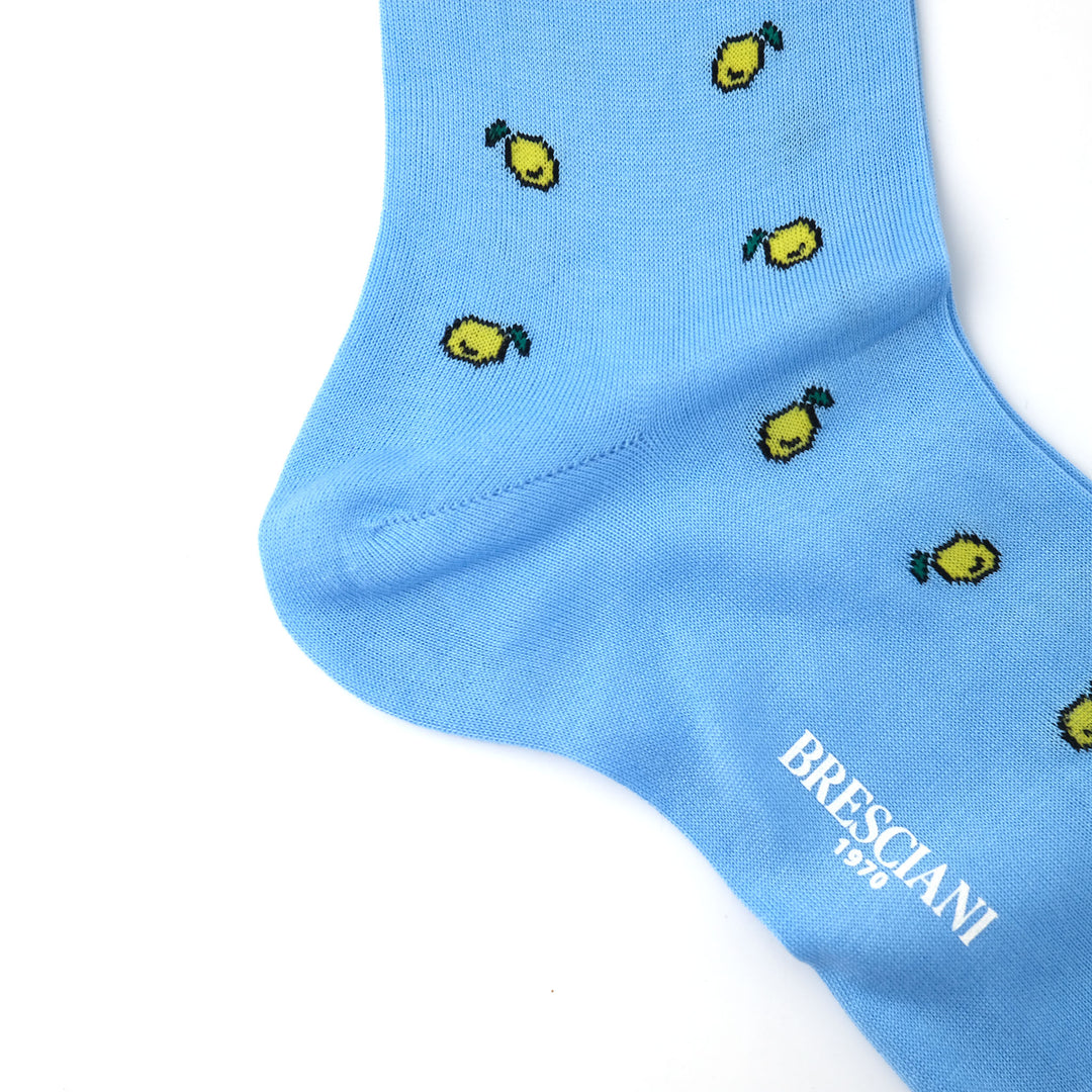 LEMON SOCKS LIGHT BLUE