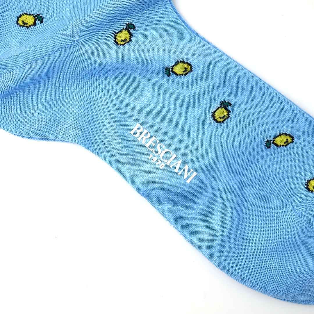 LEMON SOCKS LIGHT BLUE