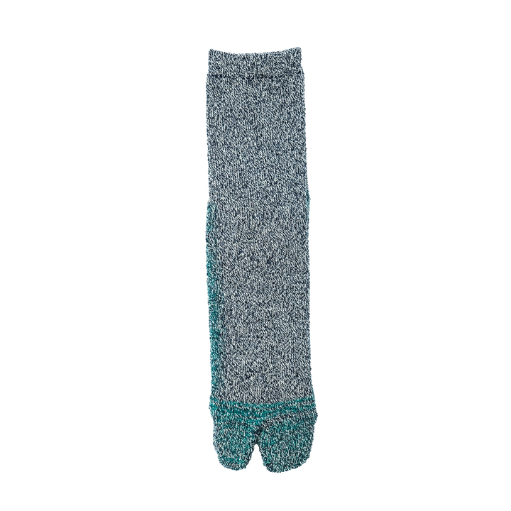 Cotton Silk Socks NAVY×GREEN