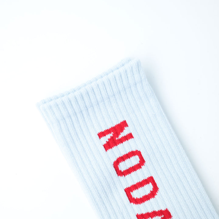 NODAL Logo Socks PALE BLUE×RED