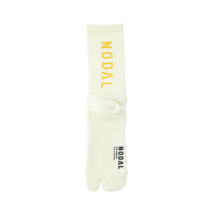 NODAL Logo Socks CREAM×MUSTARD