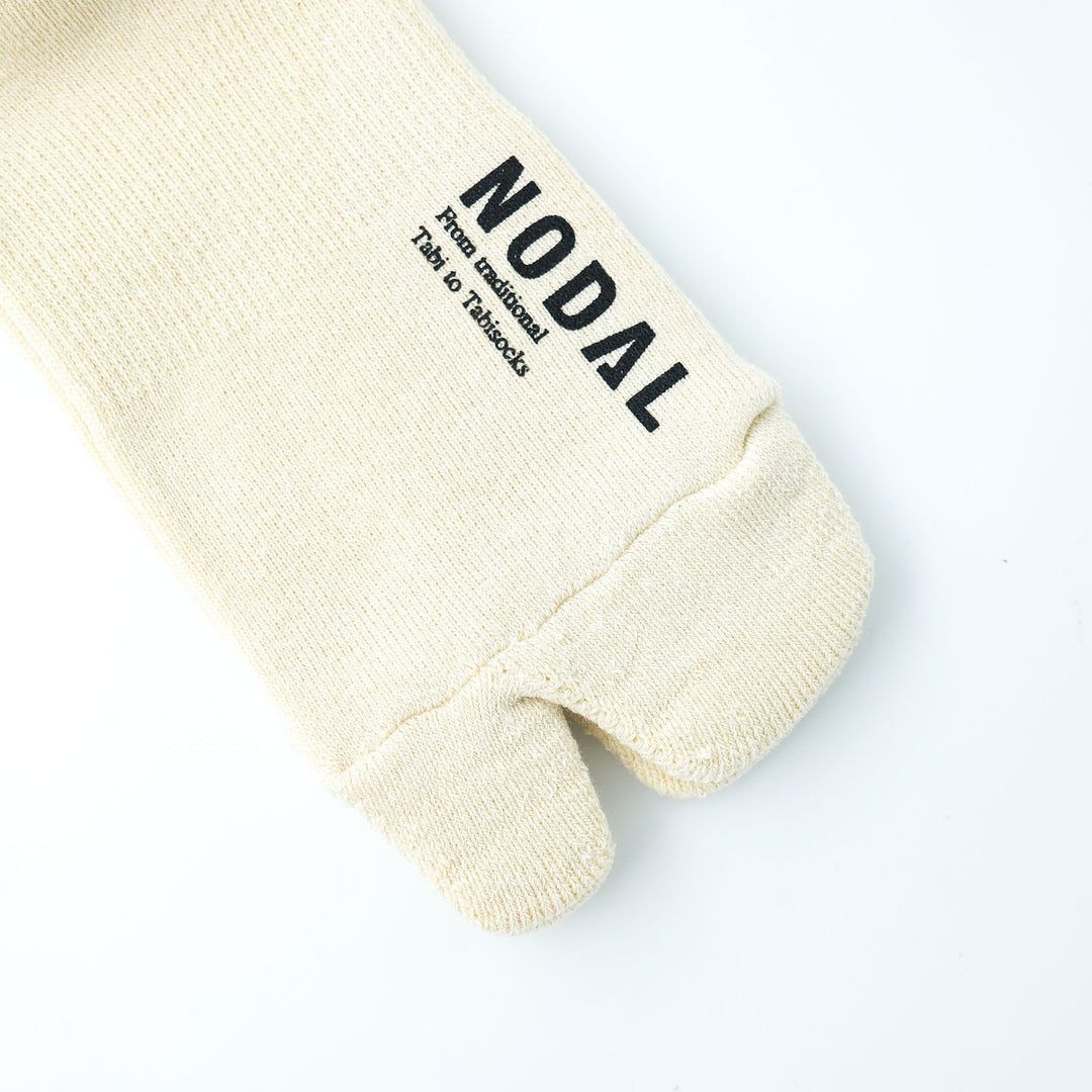 NODAL Logo Socks CREAM×MUSTARD