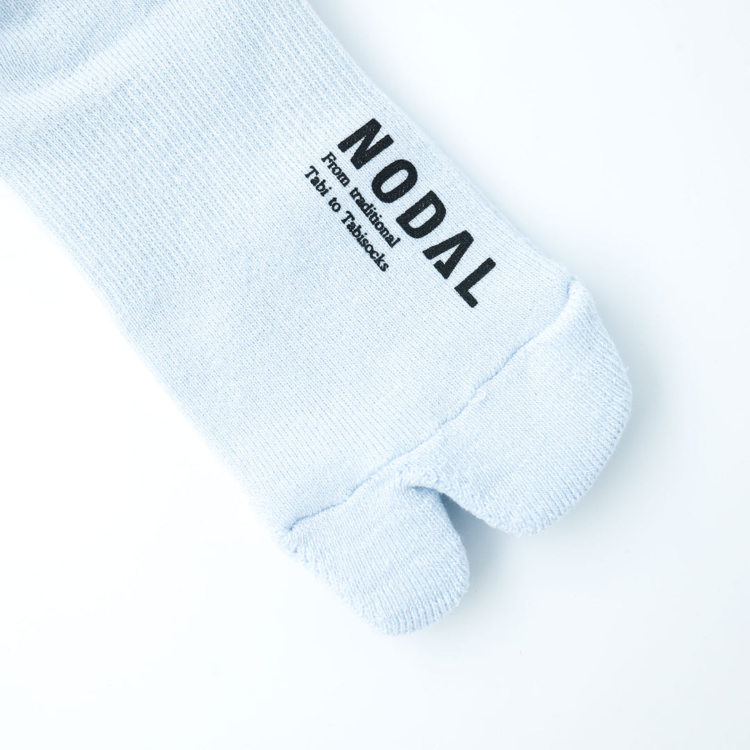 NODAL Logo Socks PALE BLUE×RED