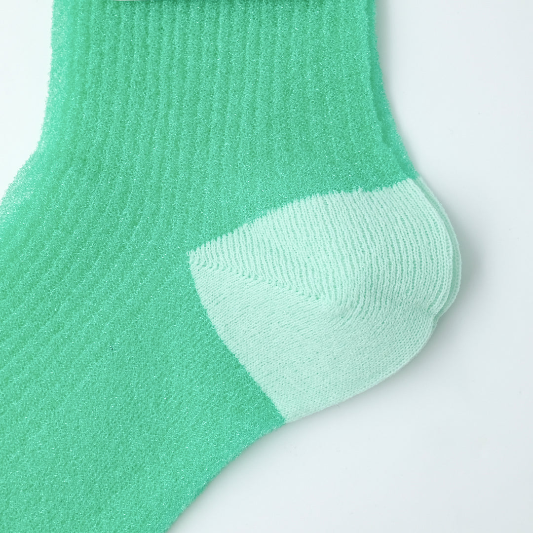 SHEER RIB SOCKS MINT